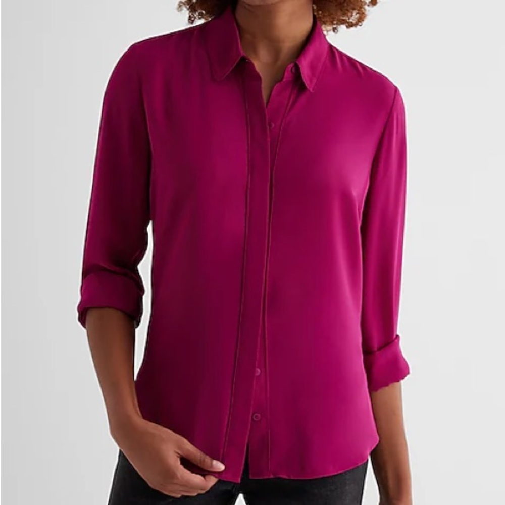 Express Portofino Blouse - Wild Orchid - XS